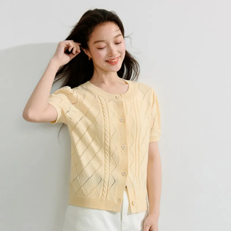Inman Knitwear Women's Light Yellow-3