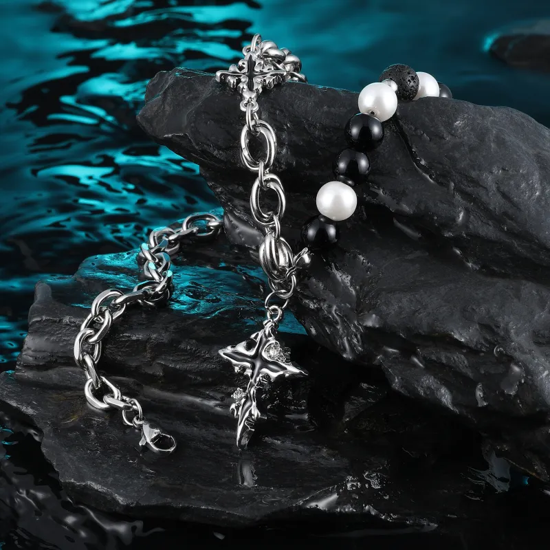MISS XIA JWY Titanium Steel Necklaces Unisex-5