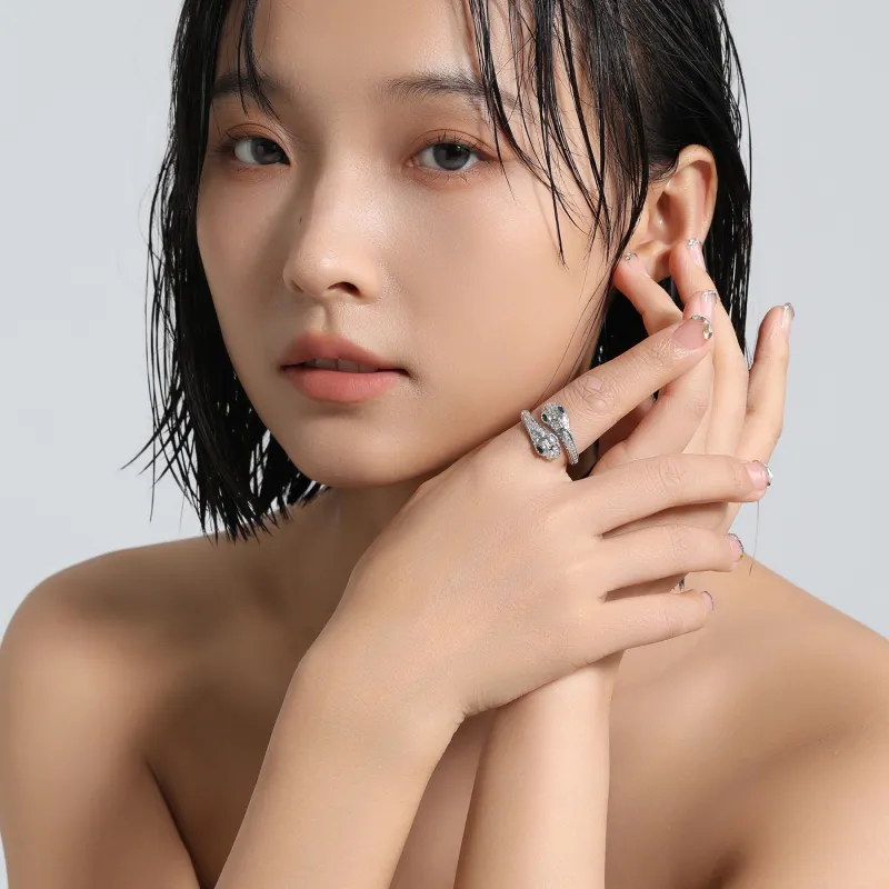 MISS XIA JWY Copper Silver Plated Rings Unisex-1