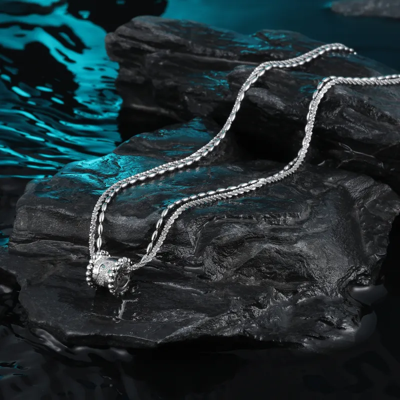MISS XIA JWY Titanium Steel Necklaces Unisex-3