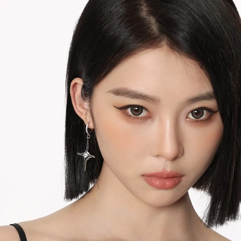 MISS XIA JWY S925 Silver Stud Earrings Unisex-3