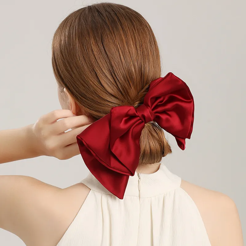 MISS XIA JWY Satin Hair Clips Women's-1