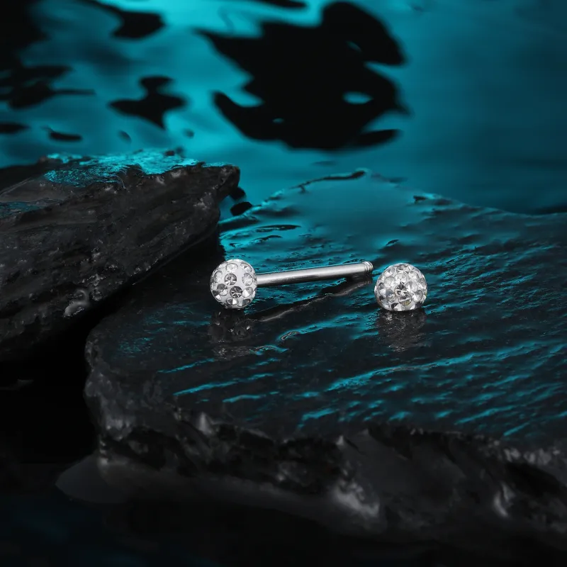 MISS XIA JWY Titanium Steel Stud Earrings Unisex-4