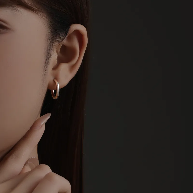 MISS XIA JWY Titanium Steel Clip On Earrings Unisex-4