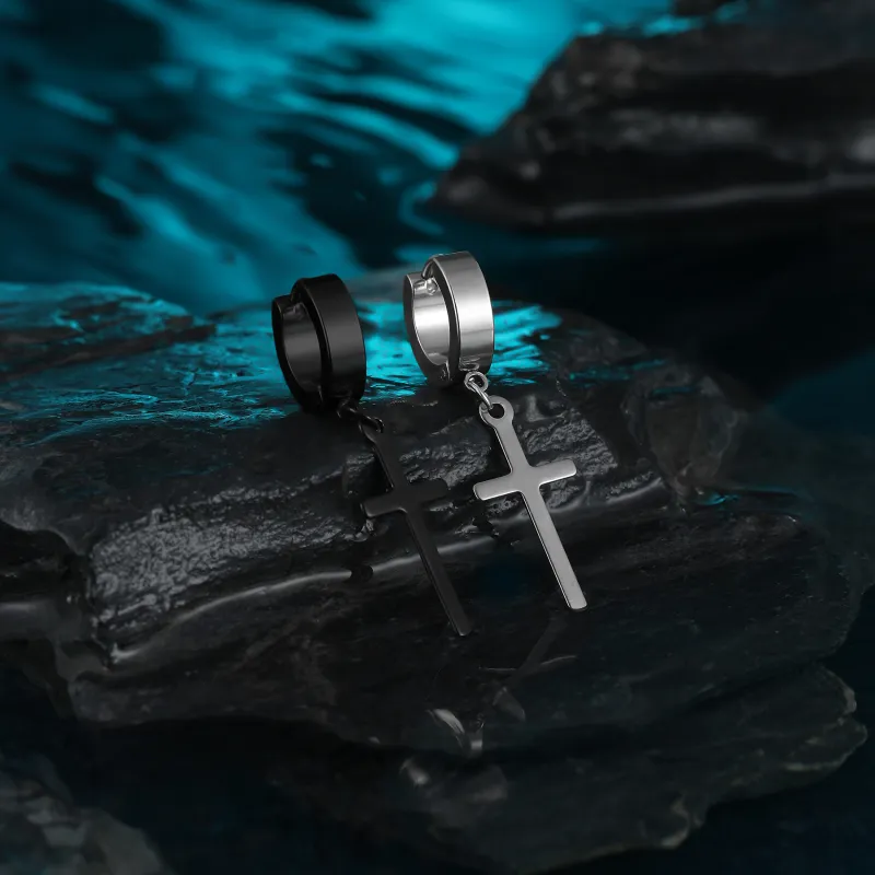 MISS XIA JWY Titanium Steel Earrings Unisex-2