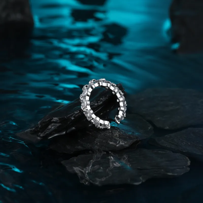 MISS XIA JWY Copper Silver Plated Rings Unisex-3