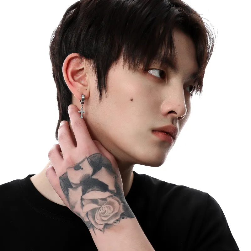 MISS XIA JWY Titanium Steel Earrings Unisex-2