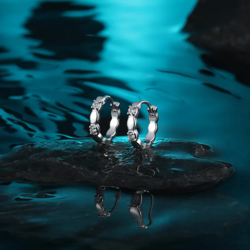 MISS XIA JWY Titanium Steel Earrings Unisex-1