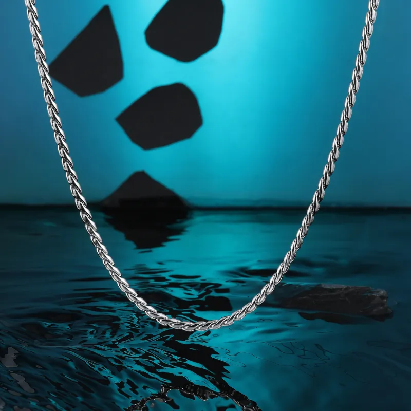 MISS XIA JWY Titanium Steel Necklaces Unisex-1