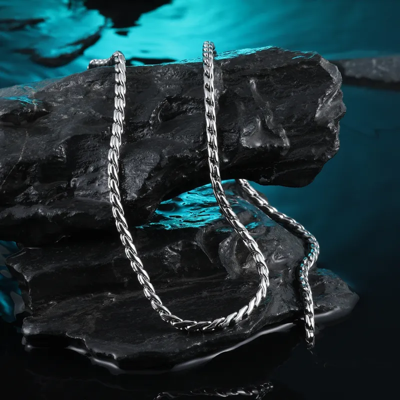 MISS XIA JWY Titanium Steel Necklaces Unisex-2