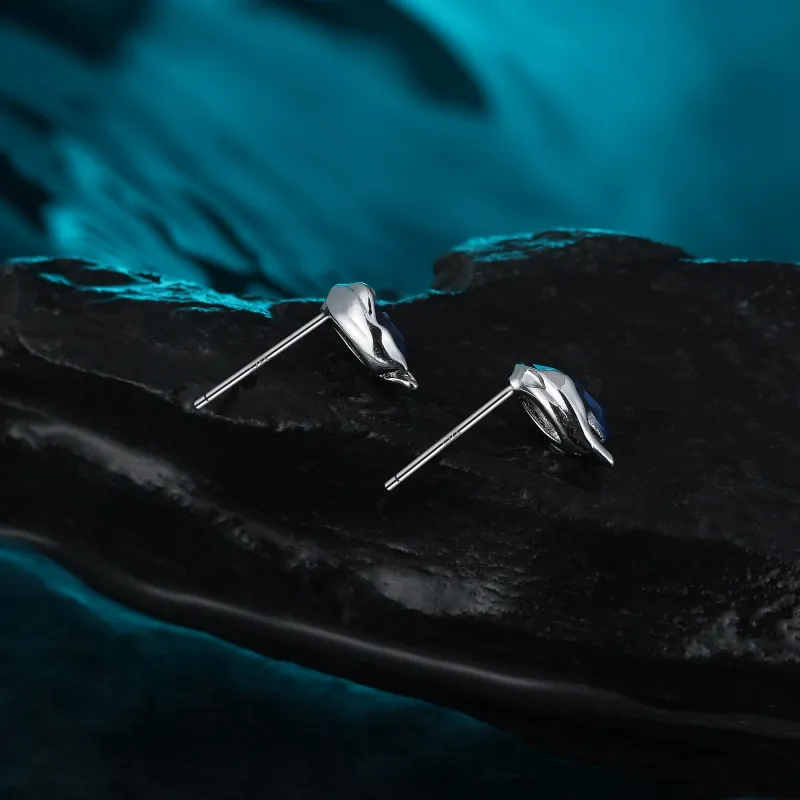 MISS XIA JWY S925 Sterling Silver Stud Earrings Unisex-4