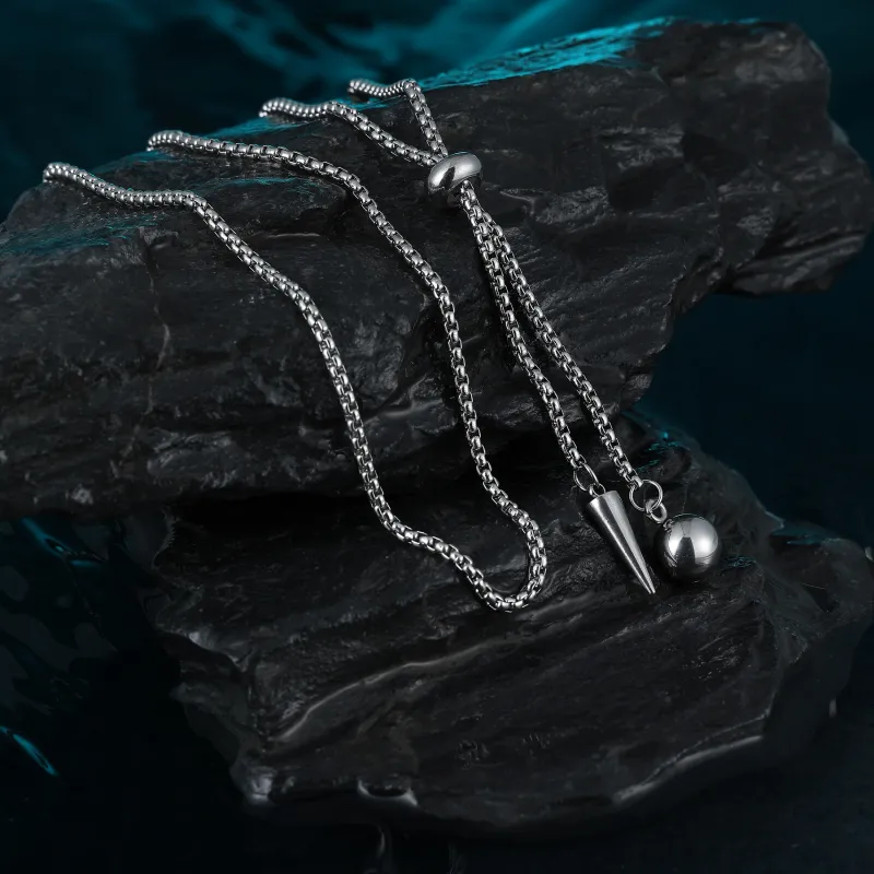 MISS XIA JWY Titanium Steel Necklaces Unisex-4