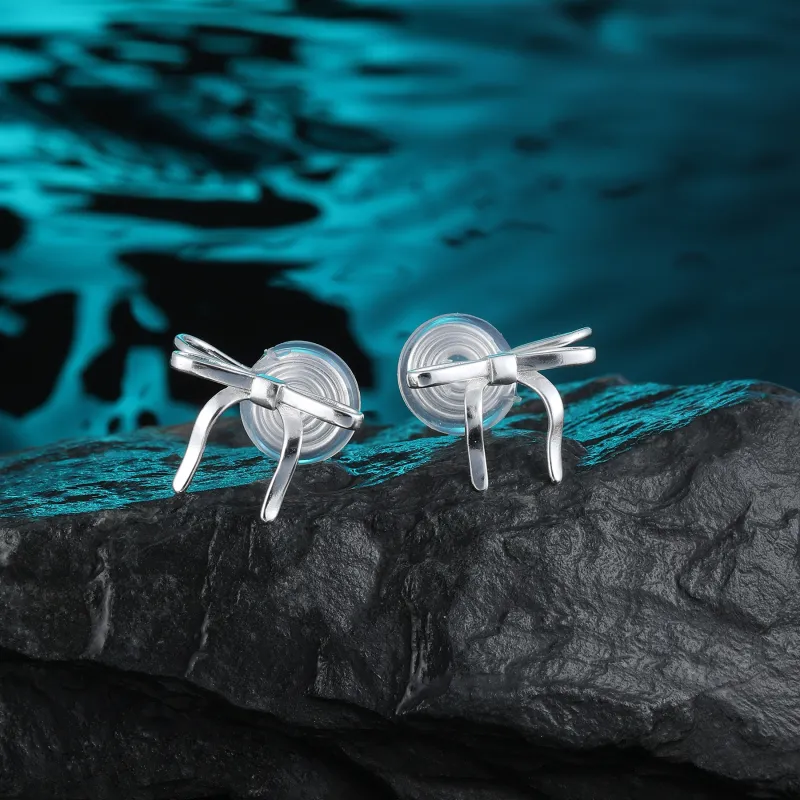 MISS XIA JWY Silver Plated Copper Clip On Earrings Unisex-1
