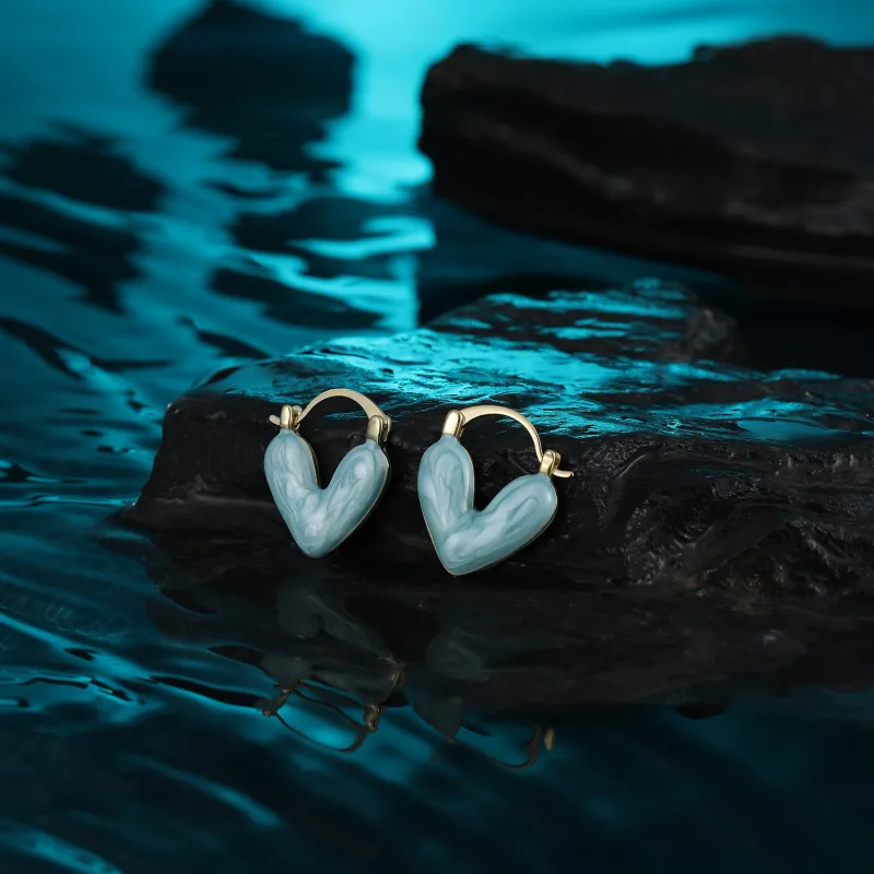 MISS XIA JWY S925 Silver Stud Earrings Women's-3