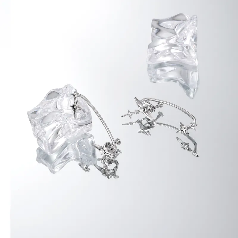 MISS XIA JWY Alloy Clip On Earrings Unisex-4