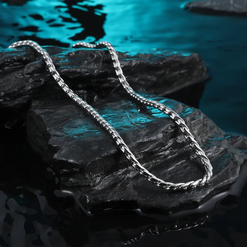 MISS XIA JWY Titanium Steel Necklaces Unisex-4