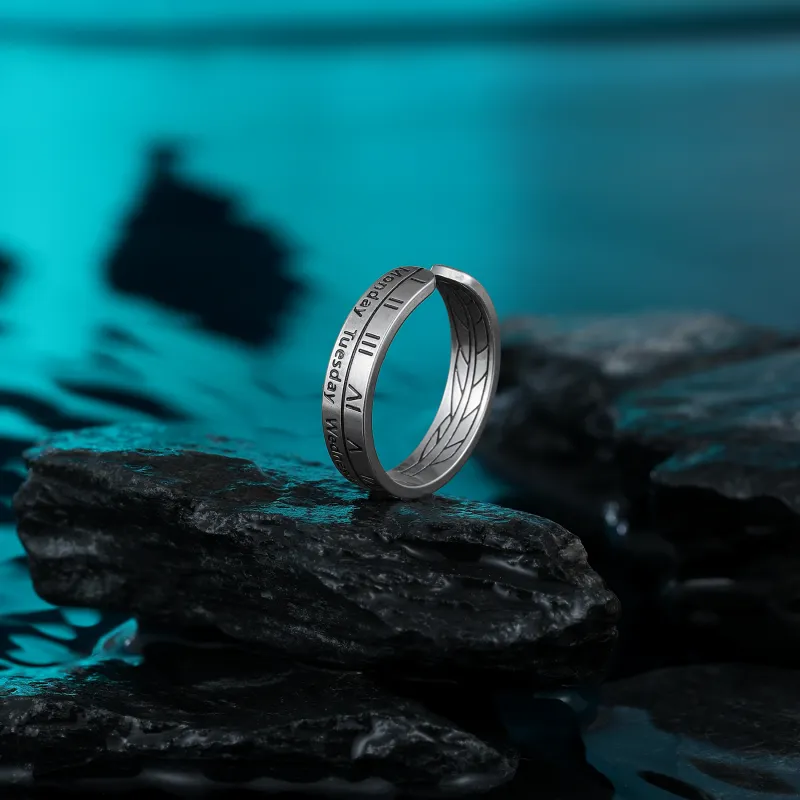MISS XIA JWY Titanium Steel Rings Unisex-4