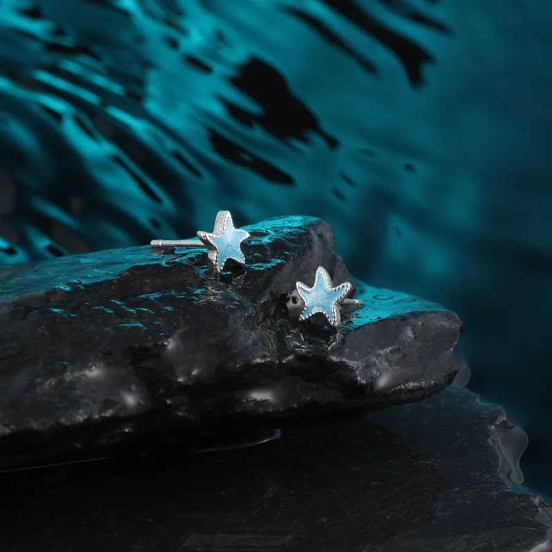 MISS XIA JWY S925 Silver Stud Earrings Women's-2