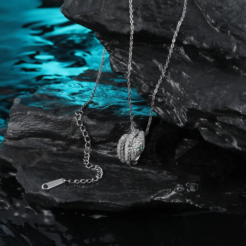 MISS XIA JWY Copper/Silver Plated Necklaces Women's-5