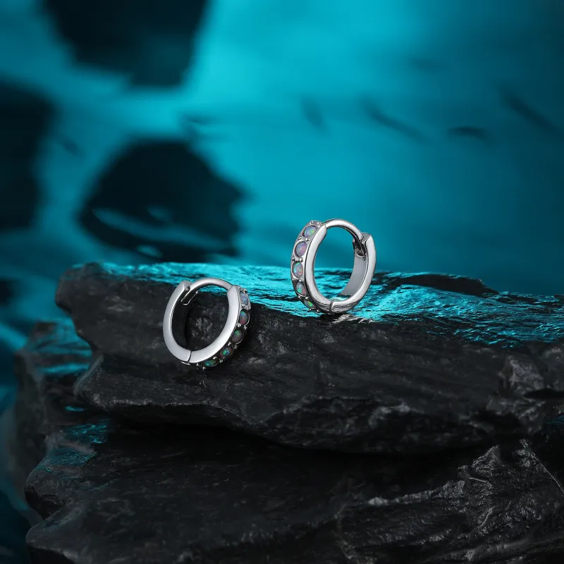 MISS XIA JWY S925 Silver Stud Earrings Unisex-6