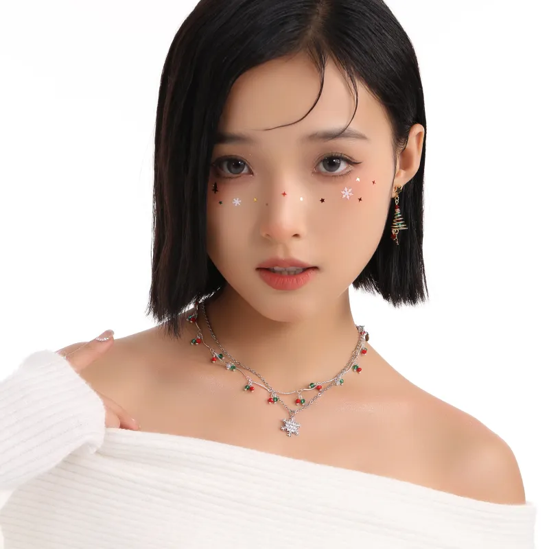 MISS XIA JWY Copper Silver Plated Necklaces Women's-1
