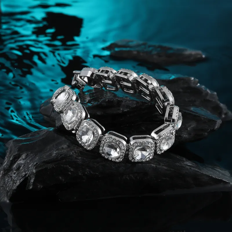 MISS XIA JWY Rhinestone Bracelets Unisex-5