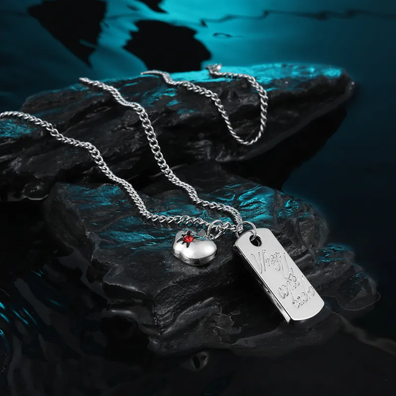 MISS XIA JWY Titanium Steel Necklaces Unisex-3