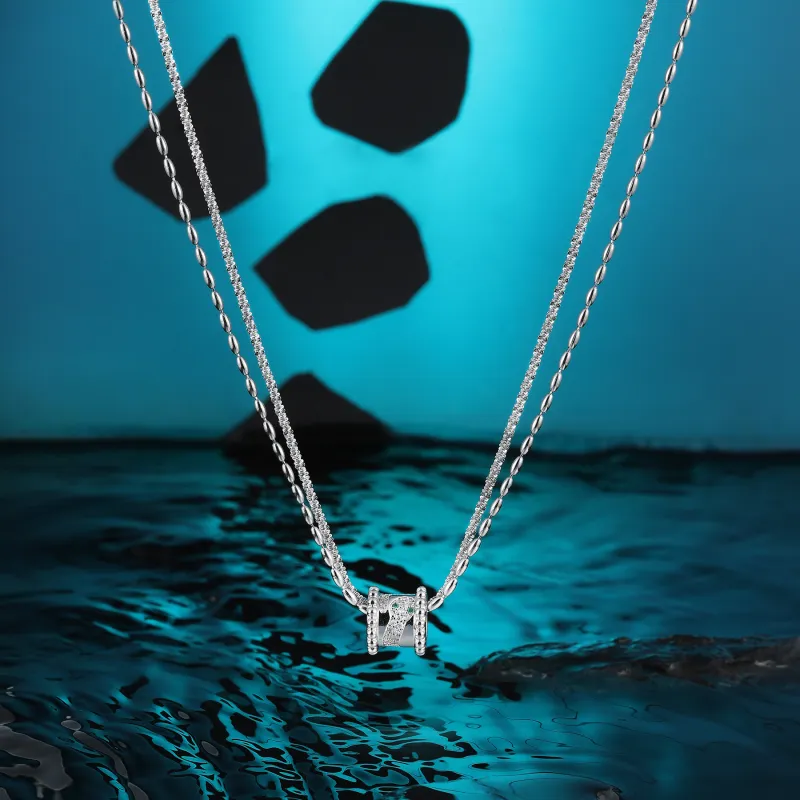 MISS XIA JWY Titanium Steel Necklaces Unisex-1