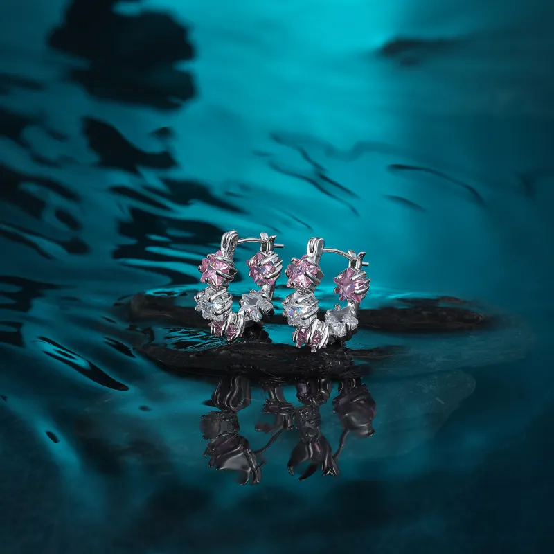MISS XIA JWY S925 Silver Earrings Women's-1
