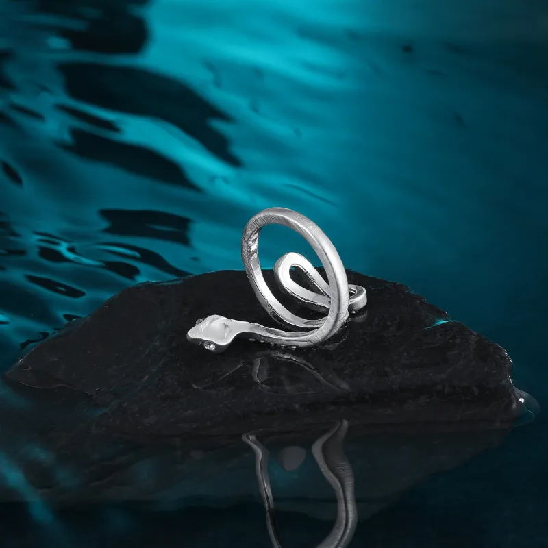 MISS XIA JWY Copper Silver Plated Rings Unisex-5