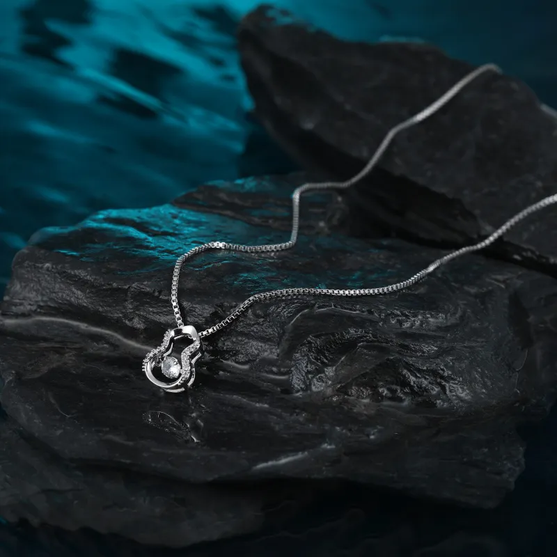 MISS XIA JWY Copper Silver Plated Necklaces Women's-5
