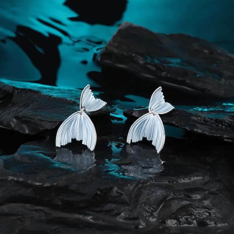 MISS XIA JWY S925 Silver Stud Earrings Women's-1