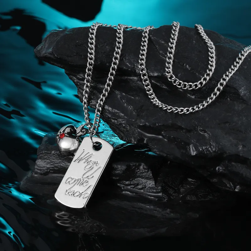 MISS XIA JWY Titanium Steel Necklaces Unisex-5