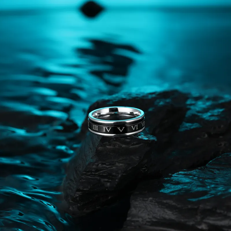 MISS XIA JWY Titanium Steel Rings Unisex-5
