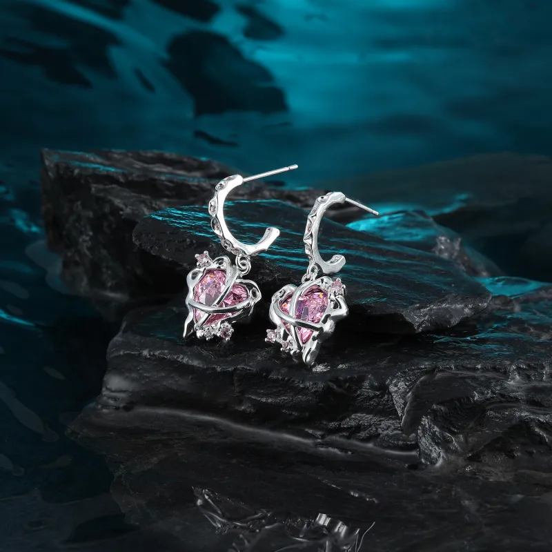 MISS XIA JWY S925 Silver Earrings Women's-1