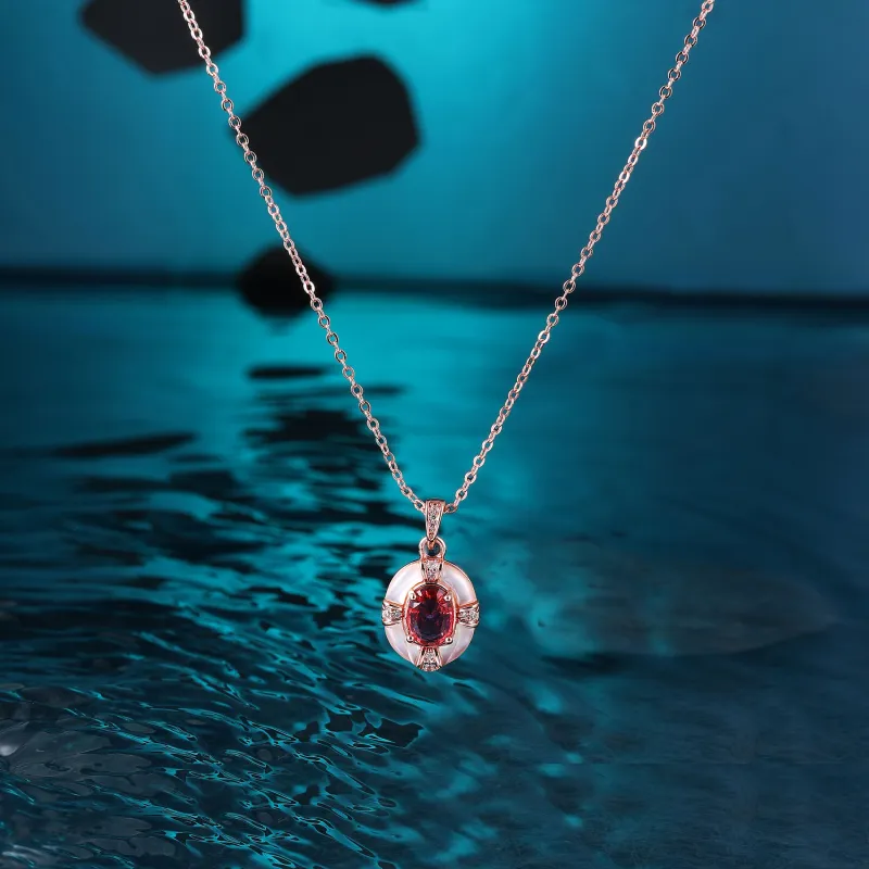 MISS XIA JWY Gold Plated Copper Necklaces Women's-2