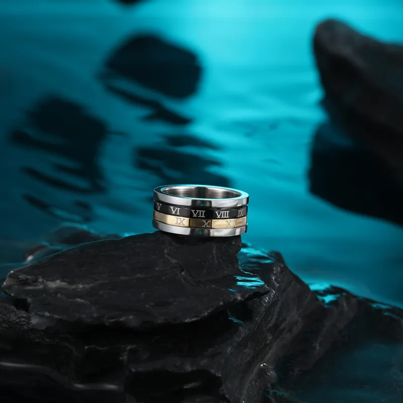 MISS XIA JWY Titanium Steel Rings Unisex-3