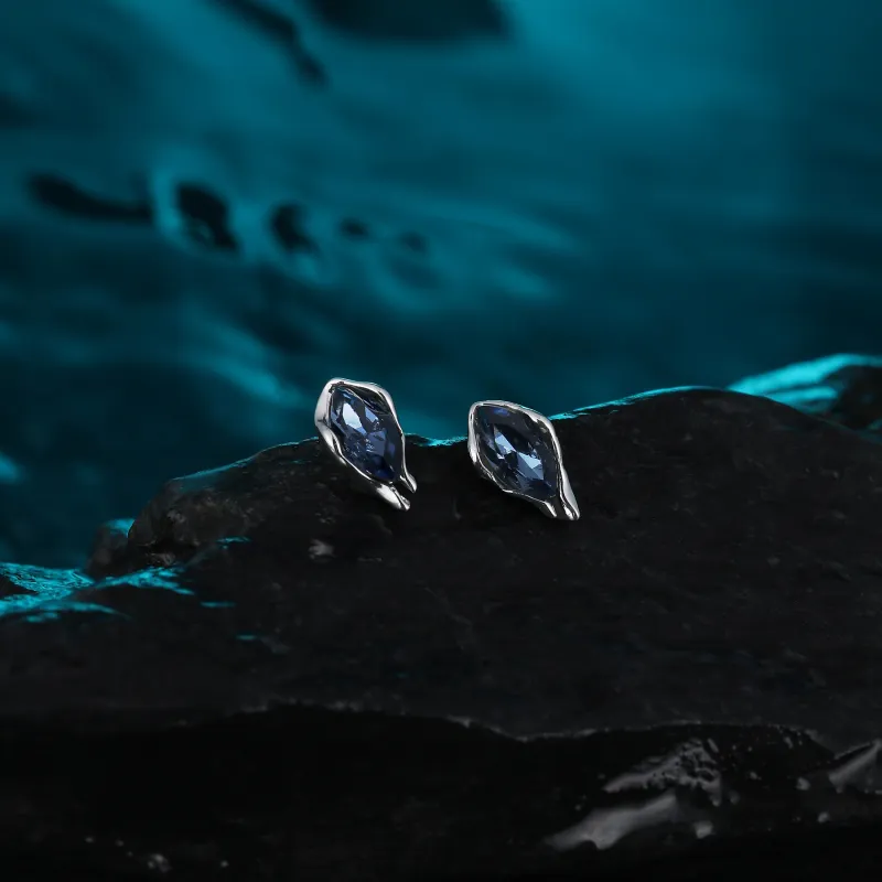 MISS XIA JWY S925 Sterling Silver Stud Earrings Unisex-5