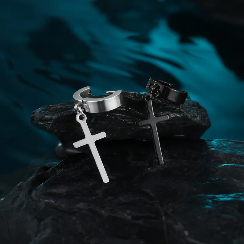MISS XIA JWY Titanium Steel Earrings Unisex-5