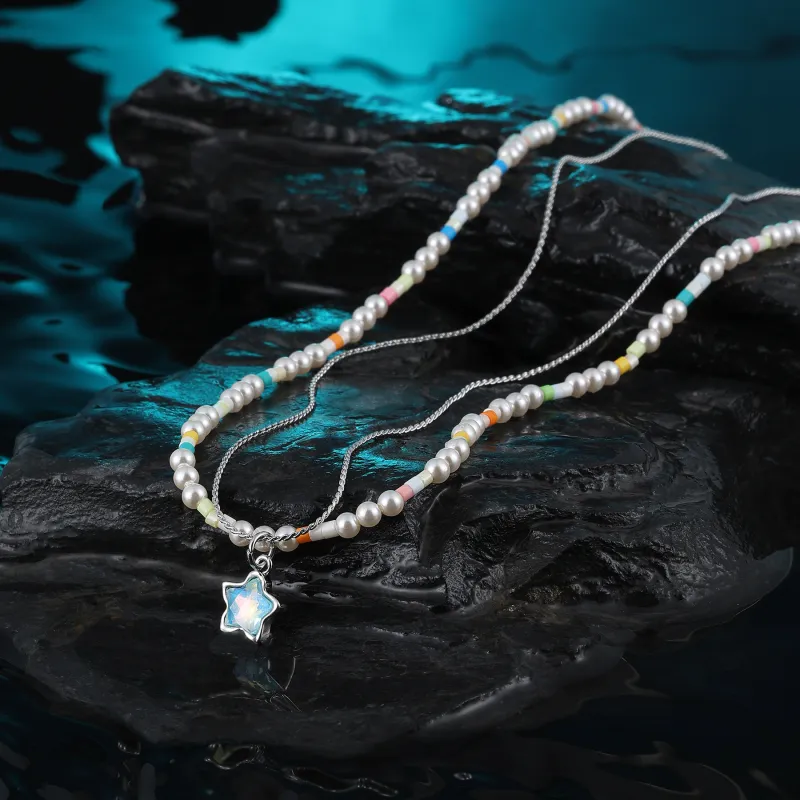 MISS XIA JWY Titanium Steel Necklaces Women's-2