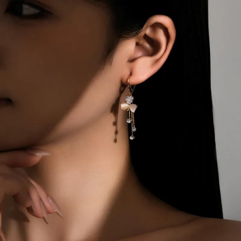 MISS XIA JWY S925 Silver Stud Earrings Women's-3
