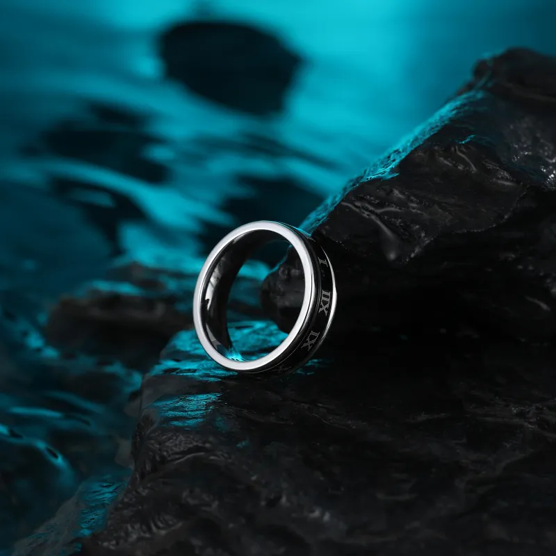 MISS XIA JWY Titanium Steel Rings Unisex-3