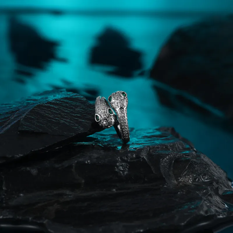 MISS XIA JWY Copper Silver Plated Rings Unisex-6