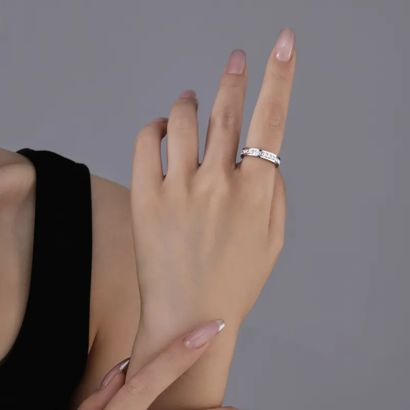 MISS XIA JWY Silver Plated Copper Rings Unisex-2