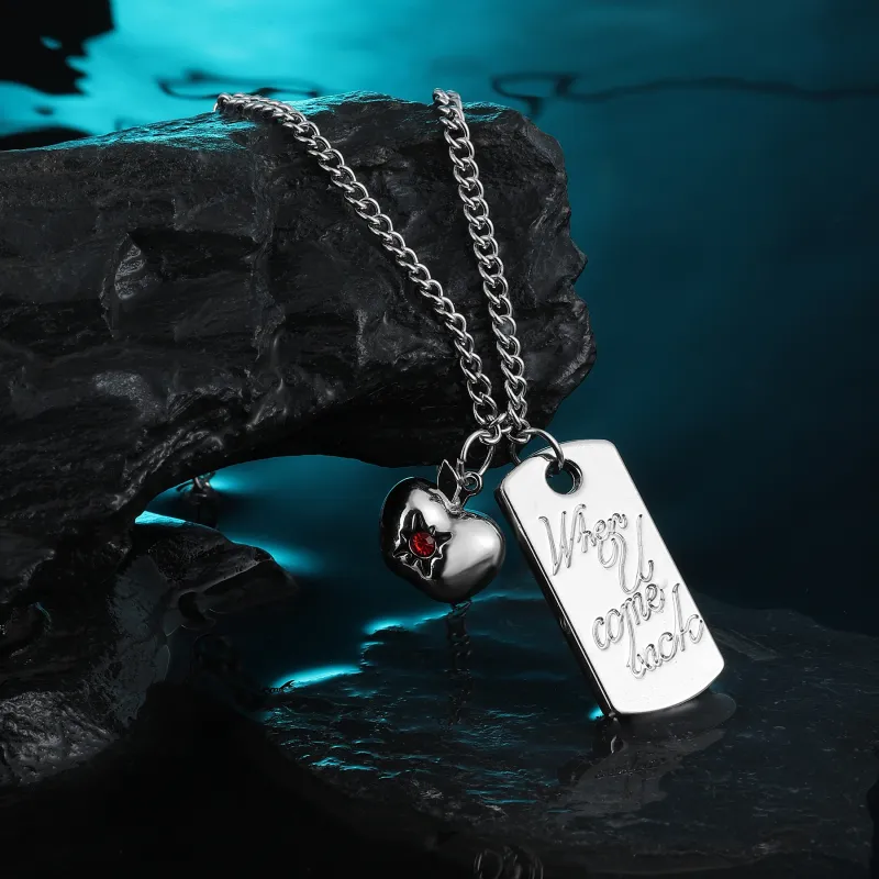 MISS XIA JWY Titanium Steel Necklaces Unisex-4