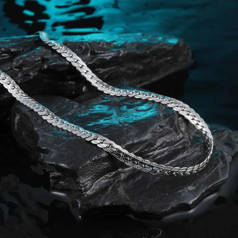 MISS XIA JWY Titanium Steel Necklaces Unisex-4