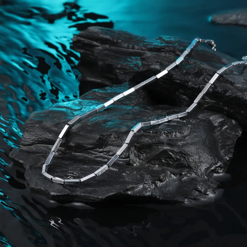 MISS XIA JWY Titanium Steel Necklaces Unisex-4