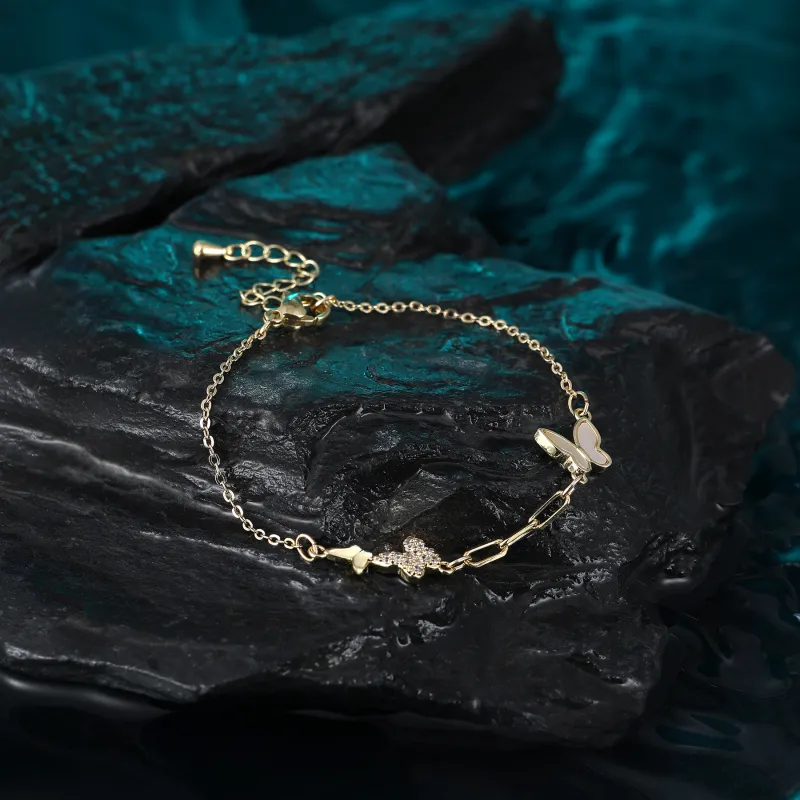MISS XIA JWY Gold Plated Copper Bracelets Women's-2