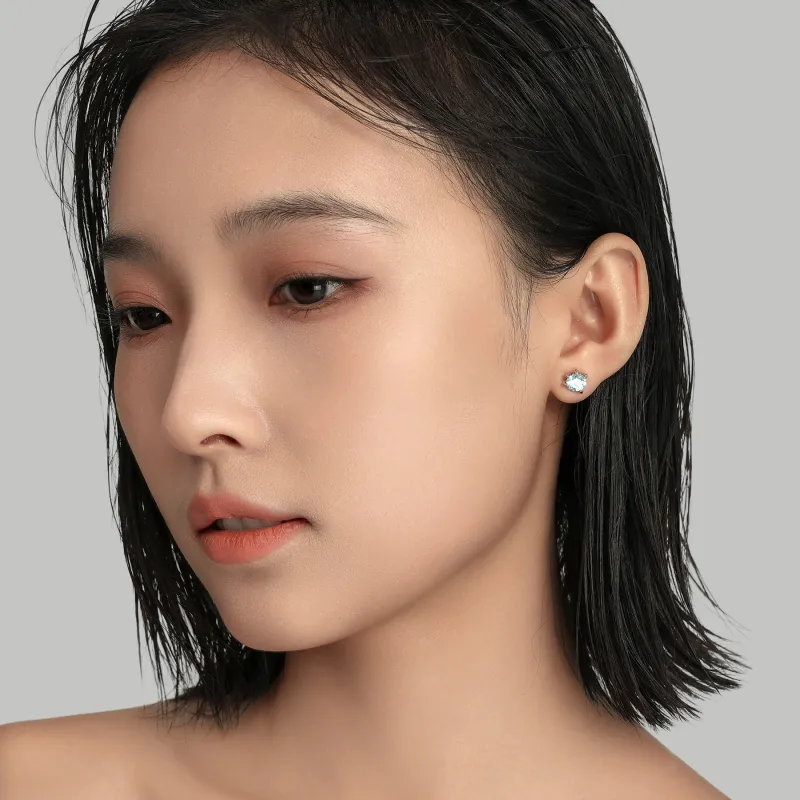 MISS XIA JWY Titanium Steel Stud Earrings Unisex-17