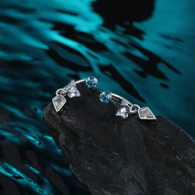 MISS XIA JWY Titanium Steel Earrings Unisex-5
